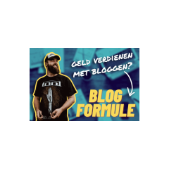 BLOG FORMULE: Geld verdienen met bloggen