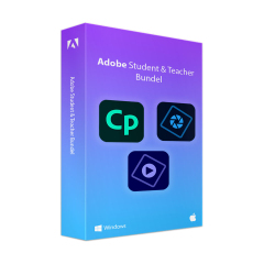 Adobe Student & Teacher Bundel (Captivate, Photoshop Elements & Premiere Elements)